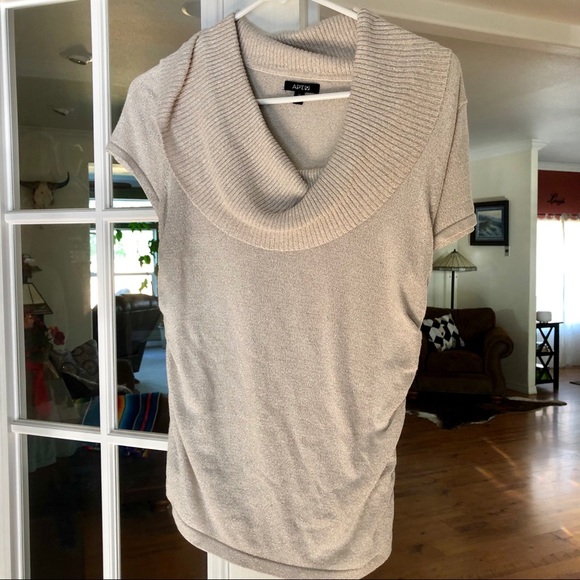 Apt. 9 Tops - Gold Cowl neck blouse